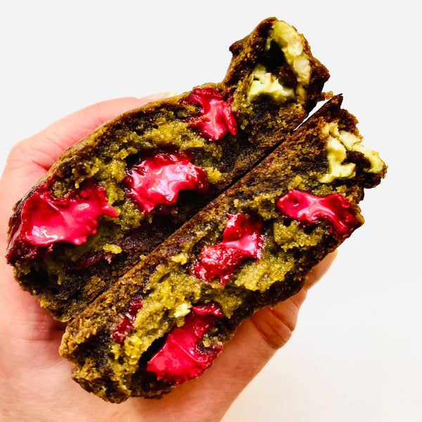 Limited Edition: The Matcha Raspberry Latte Cookie