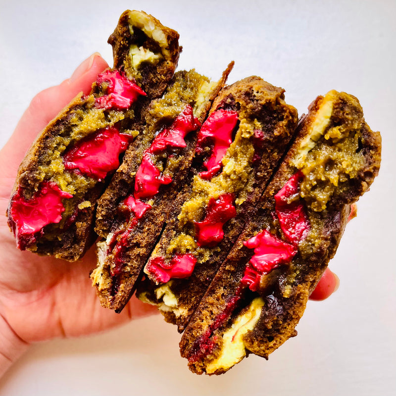 Limited Edition: The Matcha Raspberry Latte Cookie