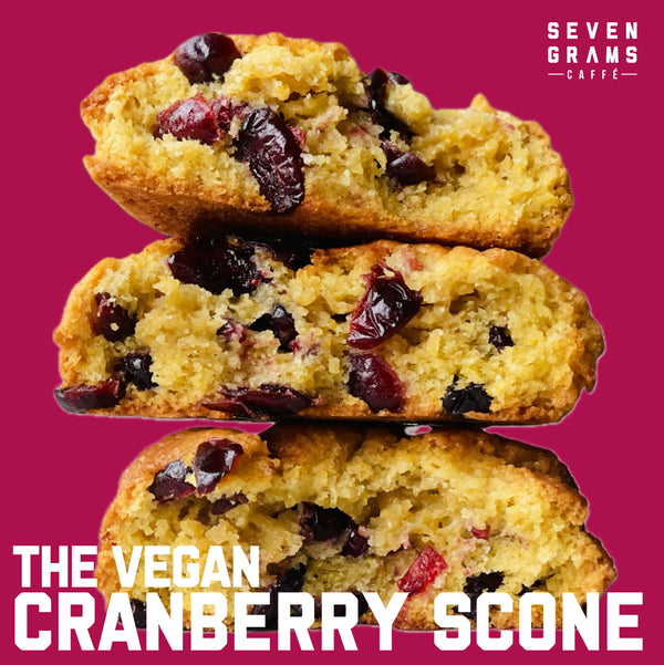 Holiday Limited Edition: Vegan Cranberry Scone