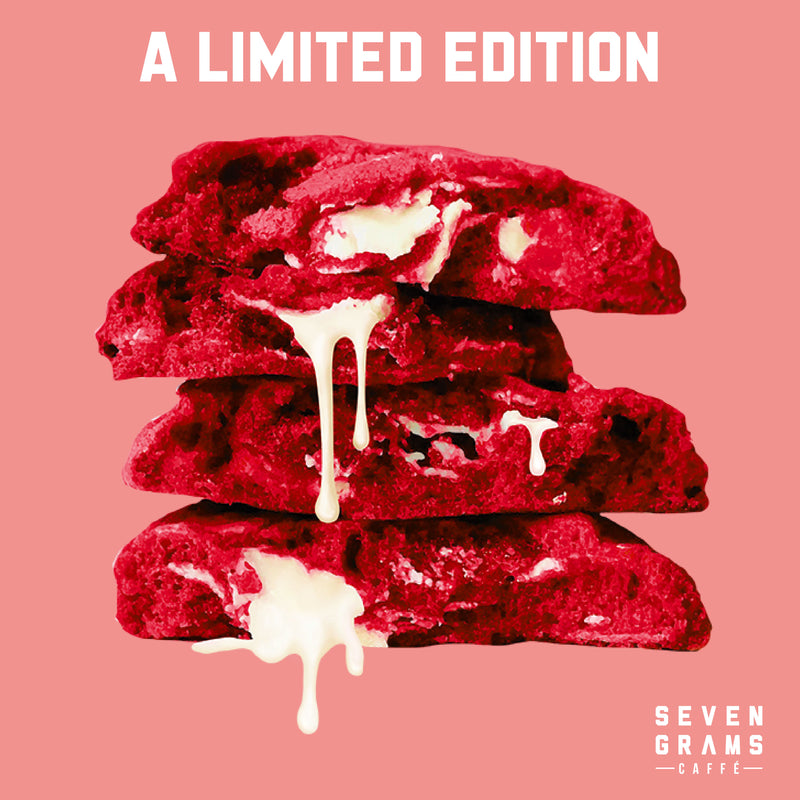 Limited Edition: Red Velvet White Chocolate Chip Cookie