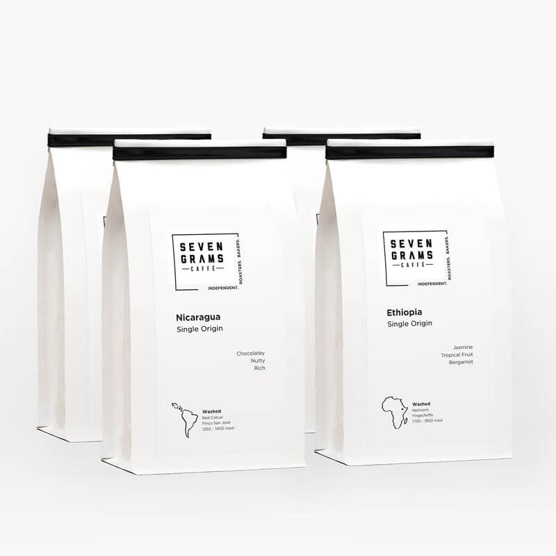 Seven Grams Caffé – The Brew Master's Coffee Bundle – Coffee Gift – Independent Coffee Roasters – Coffee Subscription