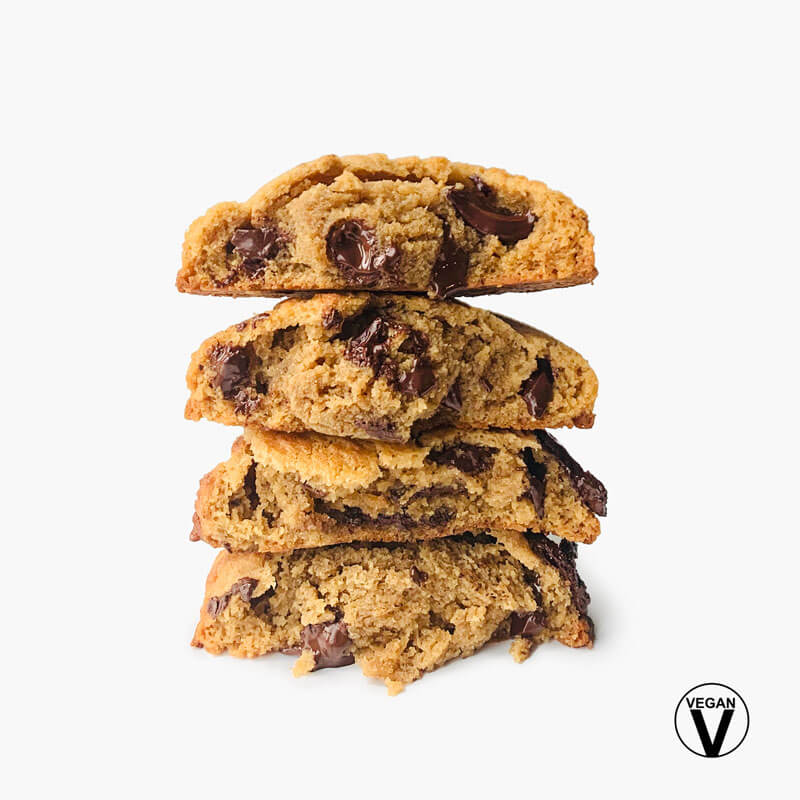 Seven Grams Caffé Vegan Peanut Butter Dark Chocolate Chip Cookie